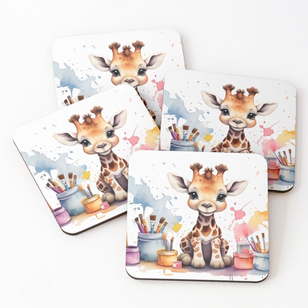 Item preview, Giraffe Artist designed and sold by Pawsandco.
