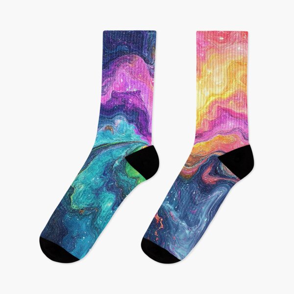 Item preview, Vibrant Psychedelic Galaxy Swirl | Colorful Abstract Cosmic Art designed and sold by YummyCreative.