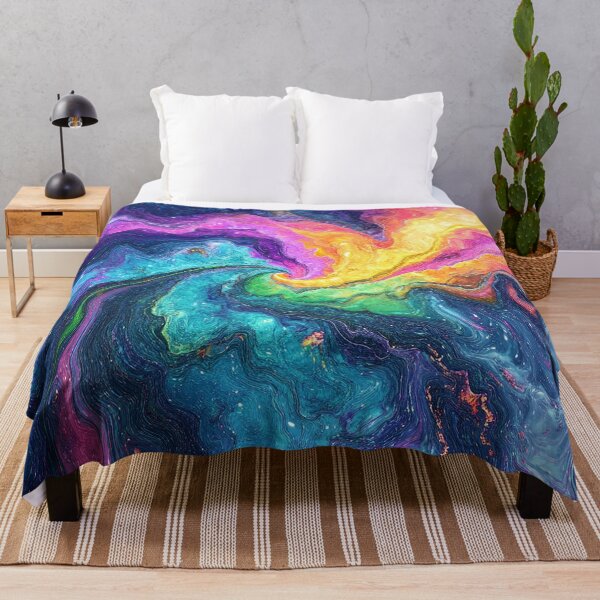 Item preview, Vibrant Psychedelic Galaxy Swirl | Colorful Abstract Cosmic Art designed and sold by YummyCreative.