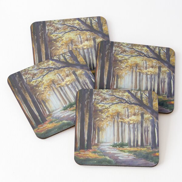 Item preview, Mysterious Dense Forest - Watercolor on Paper Painting designed and sold by SamirArt.