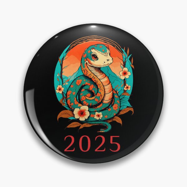 Item preview, Colorful  cute venomous  blue Snake version 1-Year of the Snake 2025- Chinese Zodiac Theme-white Background designed and sold by CosmicNook1.