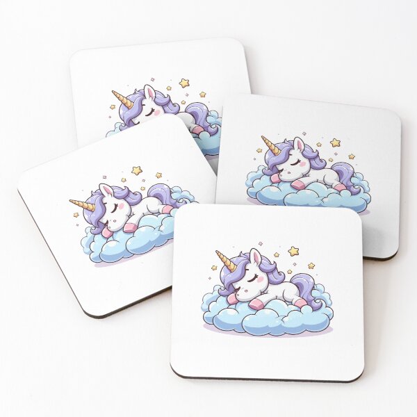 Item preview, Sleeping Unicorn - Cute Unicorn Design designed and sold by DesignbyJanja.