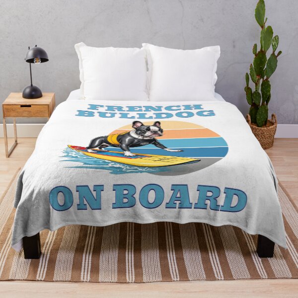 Item preview, French Bulldog on board designed and sold by BigfeetLittlepaws.