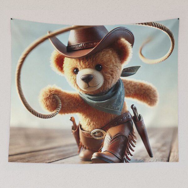 Item preview, Cowboy Bear Bow Tie designed and sold by Osintown.