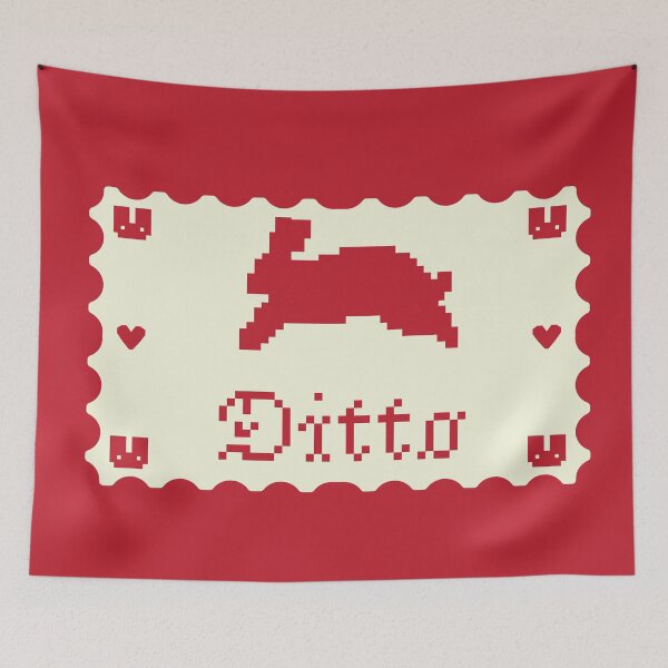 Item preview, Ditto Stamp (Red Version) designed and sold by edmiesart.