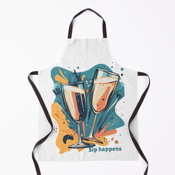 Item preview, Sip happens, especially on New Year's Eve designed and sold by badburropress.