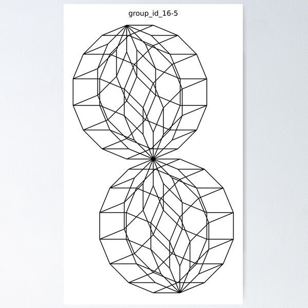Item preview, Between Symmetry and Chaos: L-System Group id 16-5 designed and sold by mathartist1983.