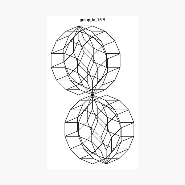Item preview, Between Symmetry and Chaos: L-System Group id 16-5 designed and sold by mathartist1983.
