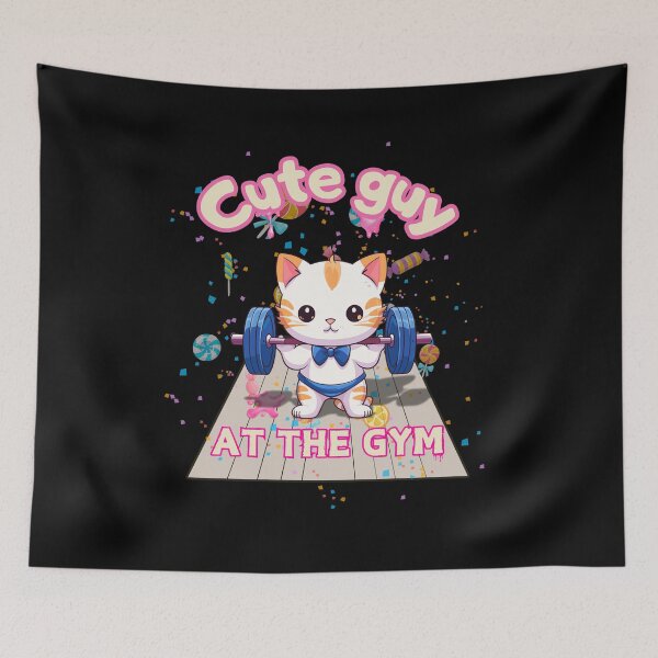 Item preview, Cute guy at The GYM designed and sold by DONandEK.