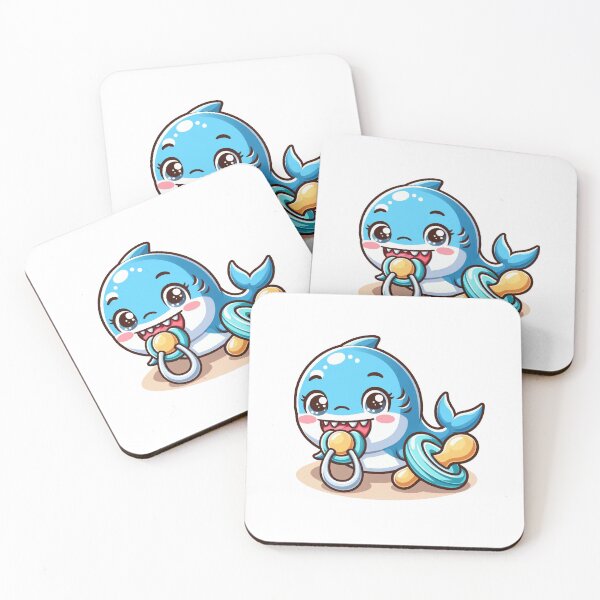 Item preview, Baby Shark - Cute Shark Kids Design designed and sold by DesignbyJanja.