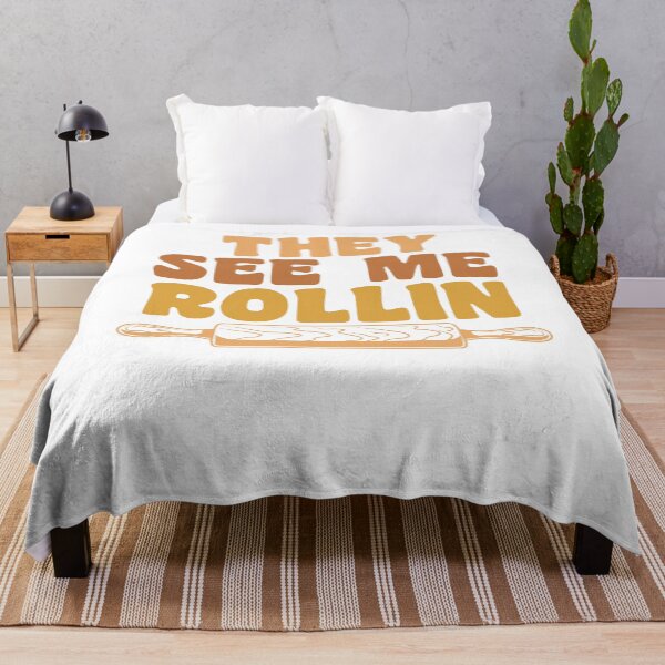 Item preview, Funny Baking Rolling Pin They See Me Rollin designed and sold by PrintCrafting.