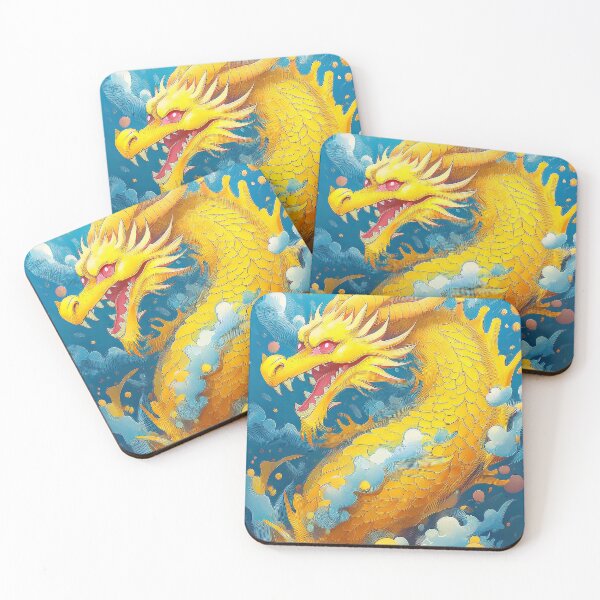Item preview, Yellow dragon cartoon. designed and sold by BAR DEC.