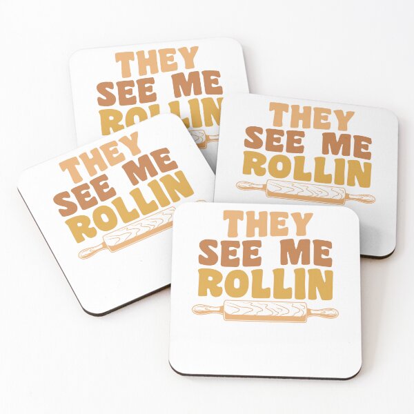 Item preview, Funny Baking Rolling Pin They See Me Rollin designed and sold by PrintCrafting.