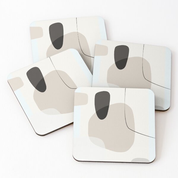 Item preview, Abstract colours and shapes black and beige designed and sold by OooPstudio.