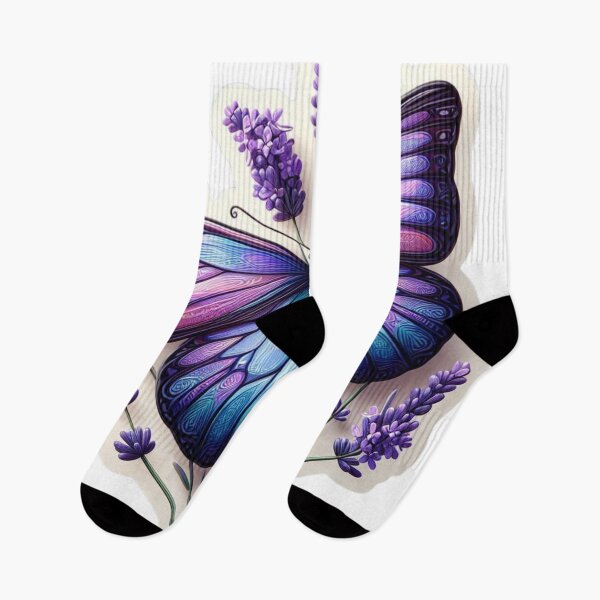 Item preview, Vibrant Butterfly Lavender Bloom designed and sold by JavisSRDesign.
