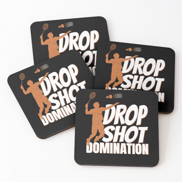 Item preview, Drop Shot Domination Badminton Player designed and sold by PrintCrafting.