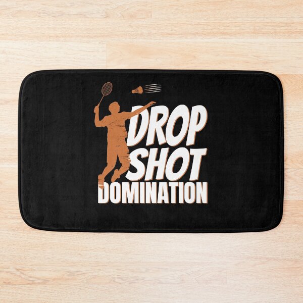 Item preview, Drop Shot Domination Badminton Player designed and sold by PrintCrafting.