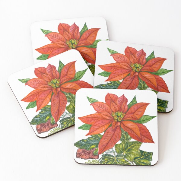 Item preview, Poinsettia with Ivy designed and sold by OurShop.