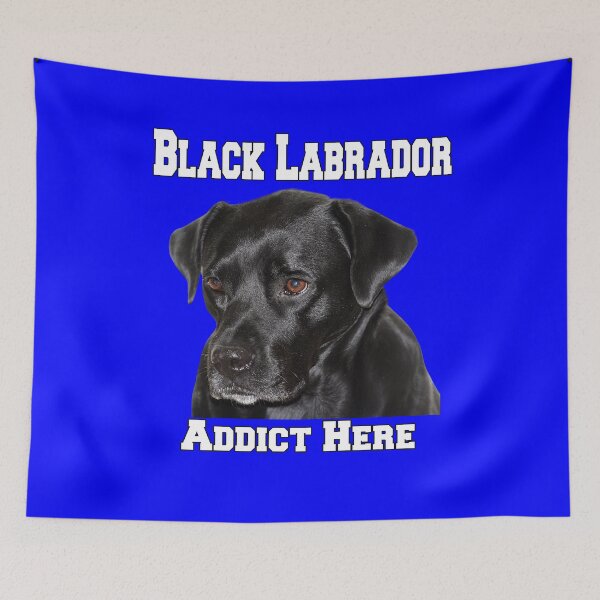 Artikelvorschau, Besitzer eines schwarzen Labrador Retrievers. Hier ein schwarzer Labrador-Süchtiger. entworfen und verkauft von fantasticdesign.