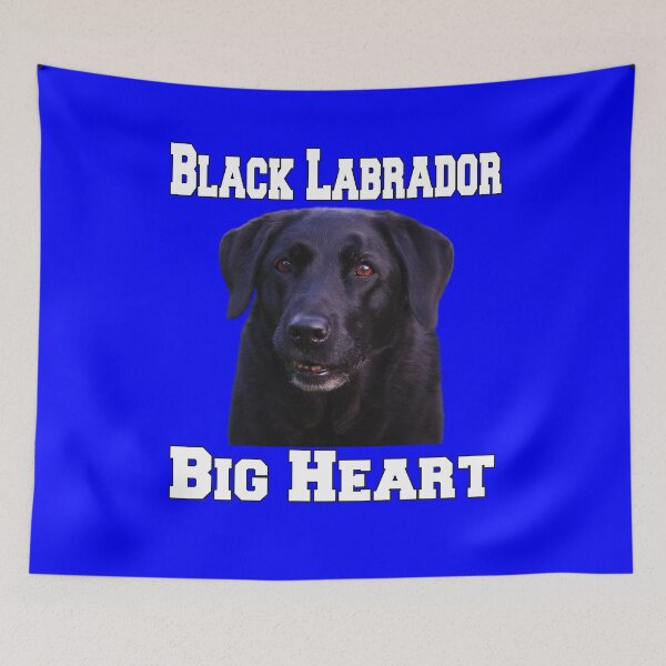 Artikelvorschau, Schwarzer Labrador Retriever Hundebesitzer Schwarzer Labrador Großes Herz entworfen und verkauft von fantasticdesign.