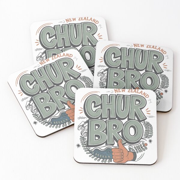 Item preview, Chur Bro – Kiwi Vibes designed and sold by nzwasp.
