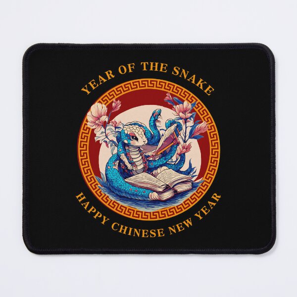 Item preview, Colorful vintage Snake with a book 1-Year of the Snake 2025- Chinese Zodiac Theme-white Background designed and sold by CosmicNook1.
