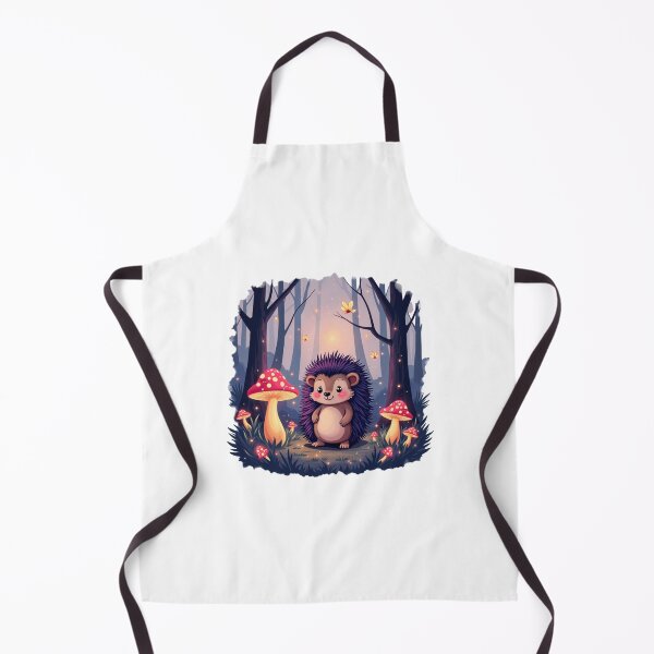 Item preview, Hedgehog in a Magical Forest designed and sold by HappyHedgeTees.