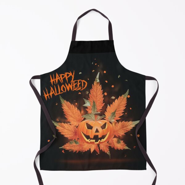 Item preview, Happy HallOWeed - Halloween Pumpkin Jack-O-Lantern Pot Leaf - Funny designed and sold by JLEmporium.