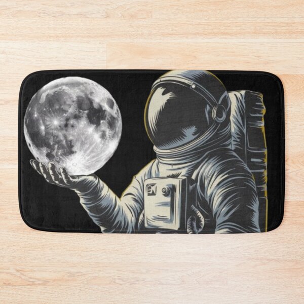 Item preview, Astronaut holding the moon designed and sold by catcraftss.