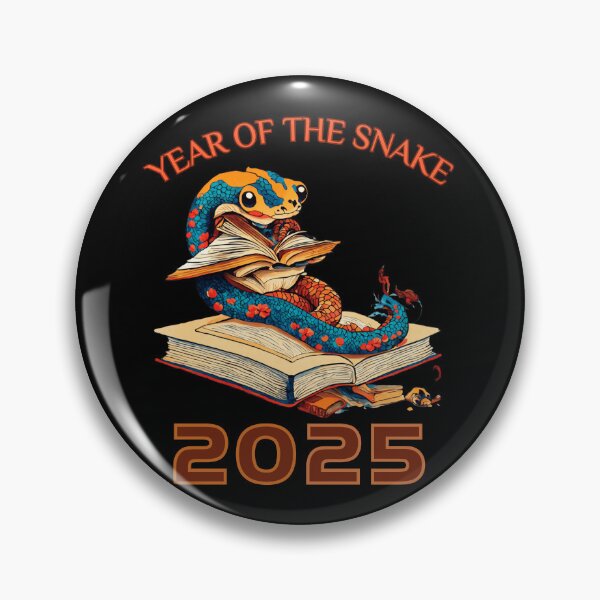 Item preview, Colorful vintage Snake  reading a book 2-Year of the Snake 2025- Chinese Zodiac Theme-white Background designed and sold by CosmicNook1.