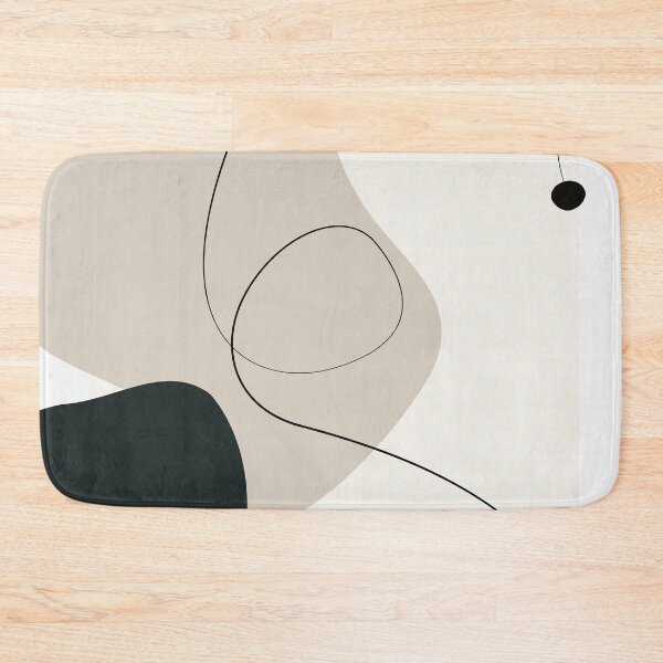 Item preview, Abstract art black and beige designed and sold by OooPstudio.