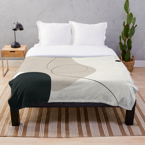 Item preview, Arte abstracto en negro y beige designed and sold by OooPstudio.