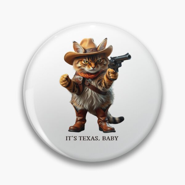 Item preview, angry tabby cat with cowboy boots and hat and a gun designed and sold by GinnyGi.