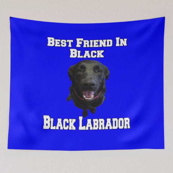 Artikelvorschau, Schwarzer Labrador Retriever Hund Besitzer Bester Freund In Schwarz entworfen und verkauft von fantasticdesign.