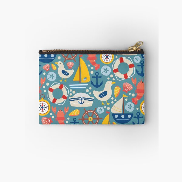 Item preview, Cute Nautical Sea Life pattern designed and sold by JozaneHouse.