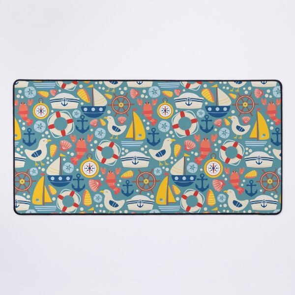 Item preview, Cute Nautical Sea Life pattern designed and sold by JozaneHouse.