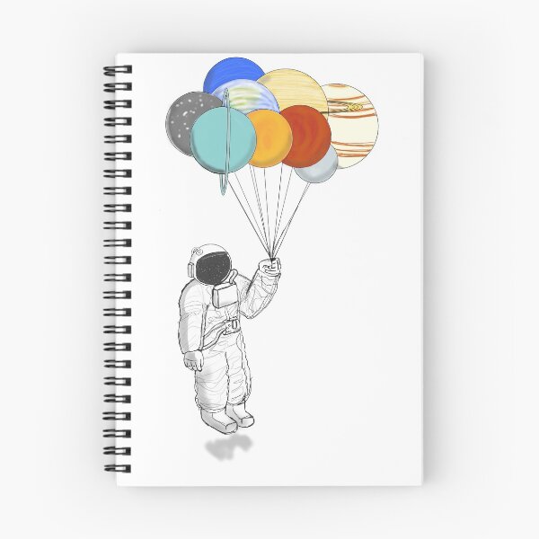 Item preview, Astronaut  with Balloon Planets designed and sold by Miggy Designs.