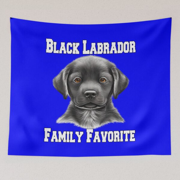 Artikelvorschau, Schwarzer Labrador Retriever Hund Schwarzer Labrador Familienliebling entworfen und verkauft von fantasticdesign.