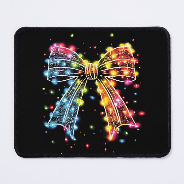 Item preview,  Festive Christmas Lights Coquette Bow designed and sold by kjanedesigns.