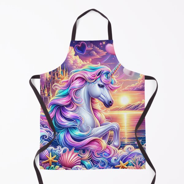 Item preview, Unicorn Sunset at the Sea designed and sold by I-I-Trading-Co.