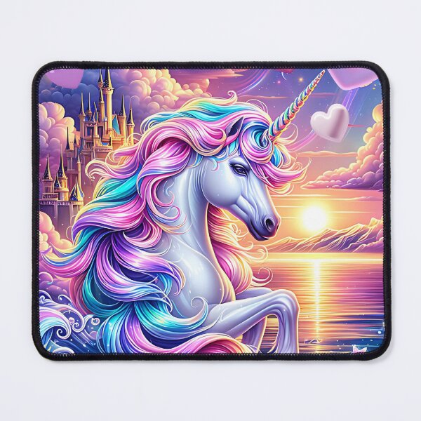 Item preview, Unicorn Sunset at the Sea designed and sold by I-I-Trading-Co.