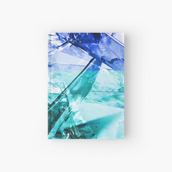 Aperçu de l'œuvre Couches de photographie abstraites en aluminium bleu créée et vendue par lynnbowersart.