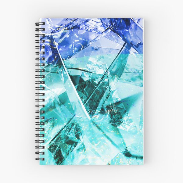 Item preview, Blue Abstract Aluminium Foil Photograph Layers designed and sold by lynnbowersart.