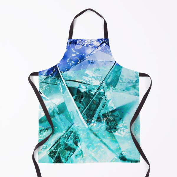 Item preview, Blue Abstract Aluminium Foil Photograph Layers designed and sold by lynnbowersart.