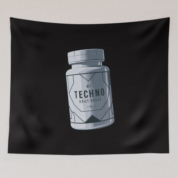 Item preview, "My Techno Daily Dosage"  for Techno Enthusiasts designed and sold by paulo silveira.