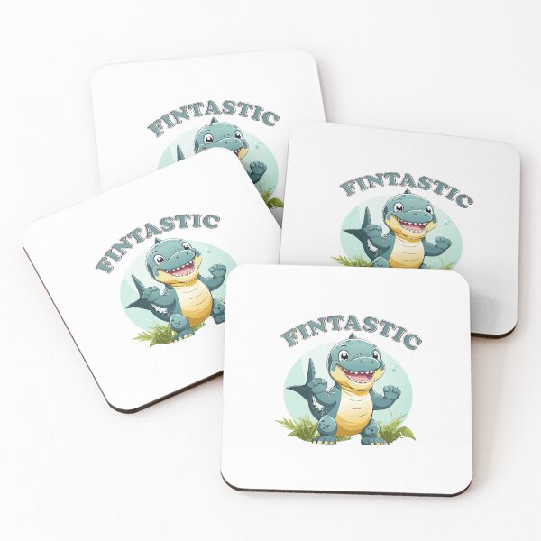 Item preview, Finstastic Shark - Cute Shark Kids Design designed and sold by DesignbyJanja.