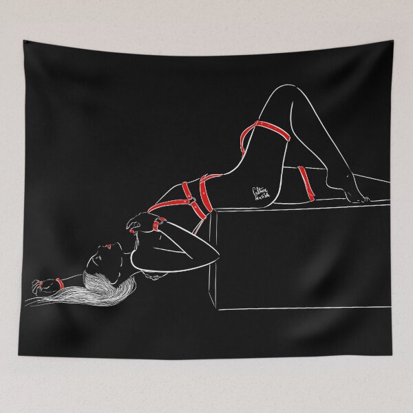 Item preview, Sexy and languid woman in lingerie designed and sold by Culturesensible.