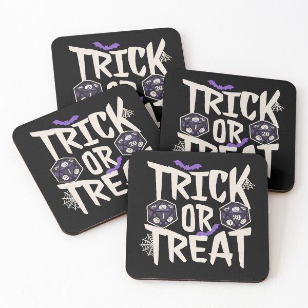 Item preview, Trick or Treat D20 Dice Halloween designed and sold by sunburstrpg.