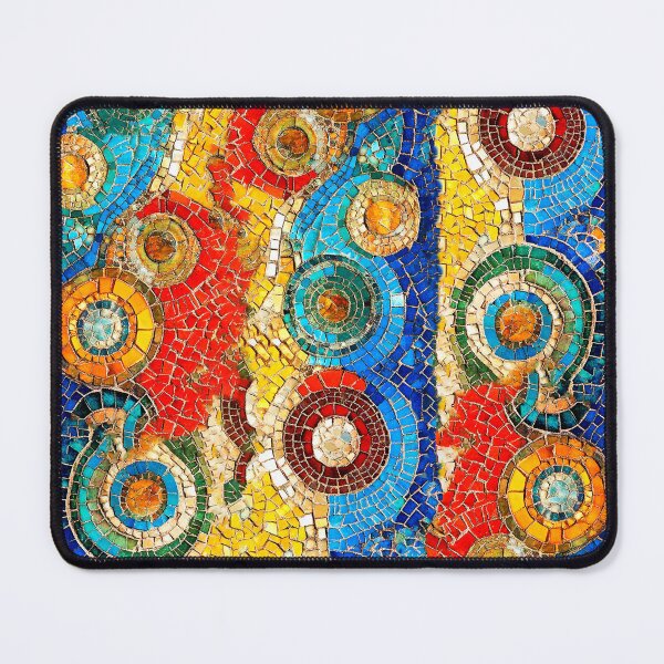 Item preview,  Abstract vintage gold mosaic  designed and sold by Shevi.