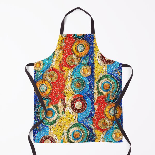 Item preview, Abstract vintage gold mosaic designed and sold by Shevi.